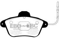 EBC Front Brake Pad Set BlackStuff - Citroen Models