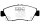 EBC Front Brake Pad Set BlackStuff - Honda Models