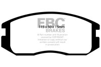 EBC Front Brake Pad Set BlackStuff - Mitsubishi/ Proton...