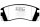 EBC Front Brake Pad Set BlackStuff - Nissan Models