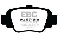 EBC Bremsbeläge Set BlackStuff hinten - Nissan Modelle
