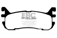 EBC Bremsbeläge Set BlackStuff hinten - Mazda Modelle