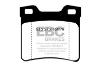 EBC Rear Brake Pad Set BlackStuff - Peugeot Models