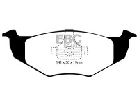 EBC Front Brake Pad Set BlackStuff - VW Models