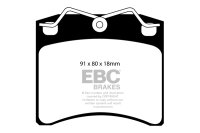 EBC Front Brake Pad Set BlackStuff - VW Models
