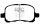EBC Front Brake Pad Set BlackStuff - Toyota Models
