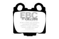 EBC Bremsbeläge Set BlackStuff hinten - Lexus/...