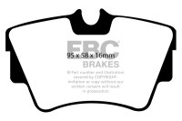 EBC Rear Brake Pad Set BlackStuff - Fiat/ Nissan/ Opel/ Renault/ Vauxhall/ VW Models