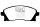 EBC Front Brake Pad Set BlackStuff - Opel/ Vauxhall Models