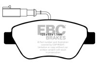 EBC Bremsbeläge Set BlackStuff vorn - Alfa Romeo/ Citroen/ Fiat/ Lancia/ Peugeot Modelle