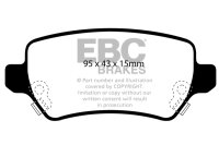 EBC Rear Brake Pad Set BlackStuff - Holden/ Opel/ Vauxhall Models