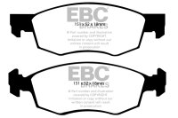 EBC Front Brake Pad Set BlackStuff - Fiat Models
