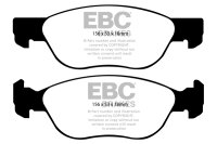 EBC Front Brake Pad Set BlackStuff - Fiat Models