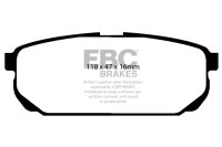 EBC Rear Brake Pad Set BlackStuff - Kia Models