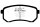 EBC Rear Brake Pad Set BlackStuff - Hyundai/ Kia/ Naza Models