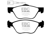 EBC Front Brake Pad Set BlackStuff - Alfa Romeo Models