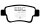 EBC Rear Brake Pad Set BlackStuff - Abarth/ Fiat/ Opel/ Vauxhall Models