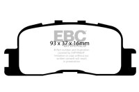 EBC Rear Brake Pad Set BlackStuff - Toyota Models