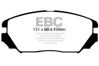 EBC Front Brake Pad Set BlackStuff - Hyundai Models