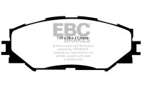 EBC Front Brake Pad Set BlackStuff - Subaru/ Toyota Models