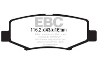 EBC Rear Brake Pad Set BlackStuff - Dodge/ Jeep Models