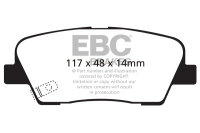 EBC Bremsbeläge Set BlackStuff hinten - Genesis/...