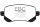 EBC Rear Brake Pad Set BlackStuff - Chrysler/ Dodge/ Fiat/ Lancia Models