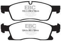 EBC Front Brake Pad Set BlackStuff - Dodge/ Jeep/...
