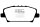 EBC Front Brake Pad Set BlackStuff - Honda Models