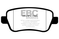 EBC Rear Brake Pad Set BlackStuff - Fiat Models