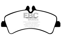 EBC Bremsbeläge Set BlackStuff hinten - Mercedes/ VW Modelle