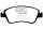 EBC Front Brake Pad Set BlackStuff - Toyota Models