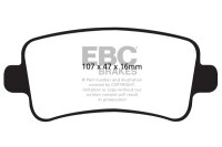 EBC Bremsbeläge Set BlackStuff hinten - Chevrolet/...