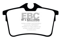 EBC Bremsbeläge Set BlackStuff hinten - Citroen/...