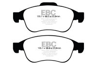 EBC Bremsbeläge Set BlackStuff vorn - Dacia/ Mitsubishi/ Nissan/ Renault Modelle