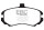 EBC Front Brake Pad Set BlackStuff - Hyundai Models
