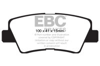 EBC Bremsbeläge Set BlackStuff hinten - Hyundai/...