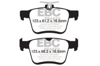 EBC Bremsbeläge Set BlackStuff hinten - Audi/ Cupra/ Seat/ Skoda/ VW Modelle