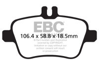 EBC Bremsbeläge Set BlackStuff hinten - Infiniti/...