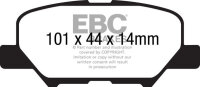 EBC Bremsbeläge Set BlackStuff hinten - Citroen/...
