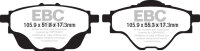 EBC Bremsbeläge Set BlackStuff hinten - Citroen/ DS/...