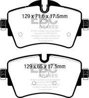 EBC Front Brake Pad Set BlackStuff - BMW/ Mini Models