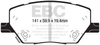 EBC Front Brake Pad Set BlackStuff - Alfa Romeo/ Fiat/...