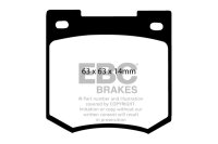EBC Rear Brake Pad Set GreenStuff - Devalliet/ Austin/...