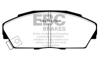 EBC Front Brake Pad Set GreenStuff - Honda Models