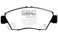 EBC Front Brake Pad Set GreenStuff - Honda Models