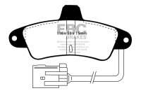 EBC Rear Brake Pad Set GreenStuff - Ford Models