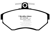 EBC Front Brake Pad Set GreenStuff - Audi/ Seat/ VW Models