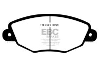 EBC Front Brake Pad Set GreenStuff - Ford/ Jaguar Models