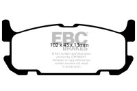 EBC Rear Brake Pad Set GreenStuff - Mazda Models